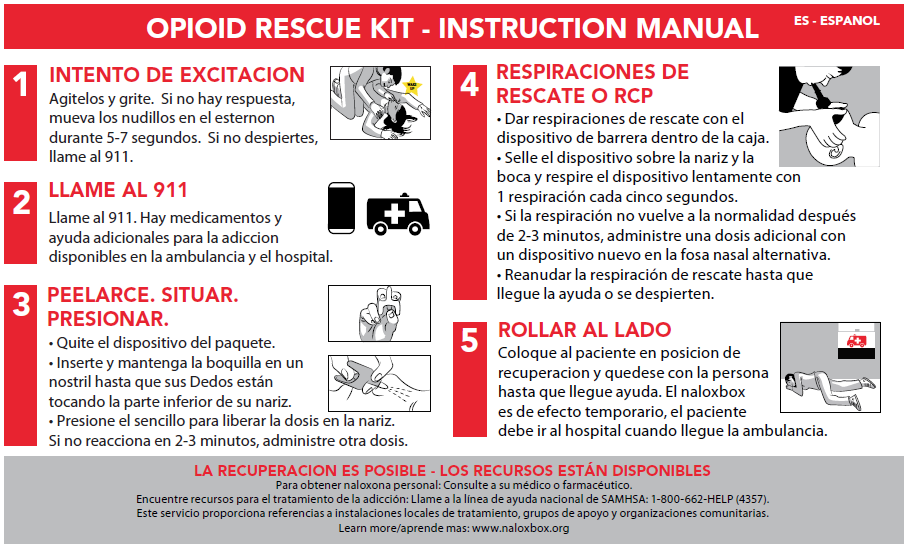 Onebox Opioid Overdose Kit Comes With Naloxone Instructions - Bloomberg