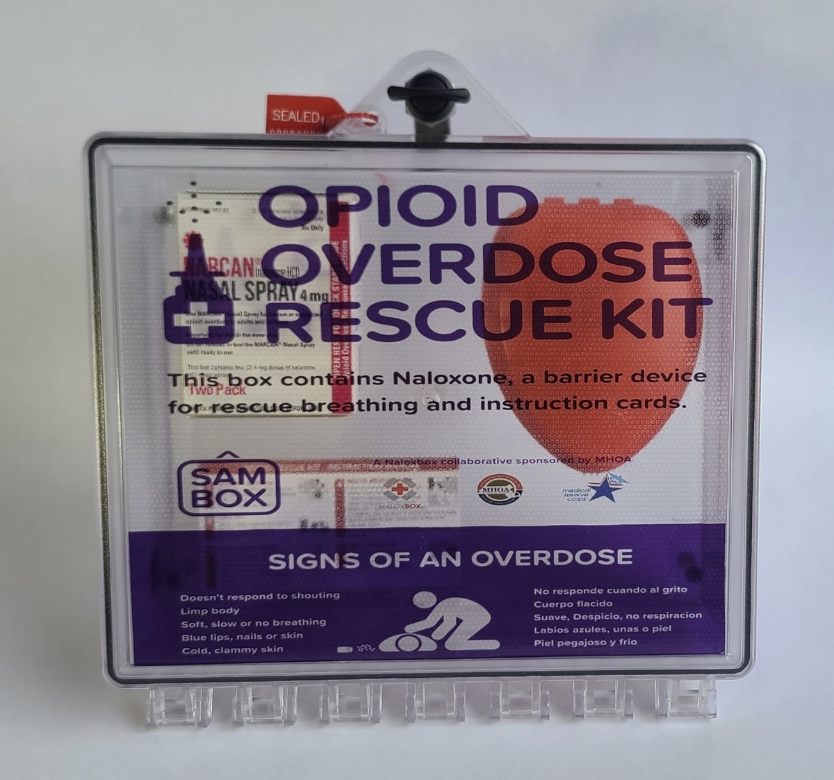 SAMBOX by NaloxBox Standard *No Naloxone Included*