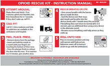 Load image into Gallery viewer, Overdose Response Instruction Booklet