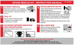 Overdose Response Instruction Booklet